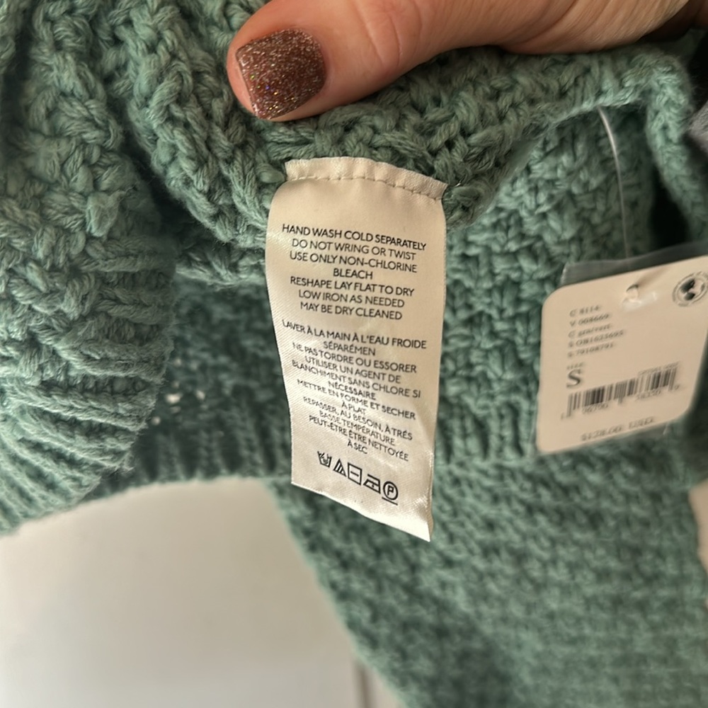 FREE PEOPLE Changing Tides Pullover NWT - Picture 12 of 12